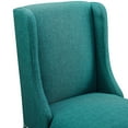 thumbnail image 6 of Modway Baron Upholstered Fabric Counter Stool in Teal, 6 of 7