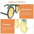 thumbnail image 3 of CTIRCHIU 3-Pack Pineapple Shaped Party Sunglasses Assorted Colors Accessories for Festivals and Events, 3 of 5