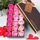 thumbnail image 1 of 18 piezas de jabón perfumado para baño con flores, pétalos de rosa en caja de regalo (rosa) oso de fresa Electrónica, 1 of 2