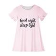 thumbnail image 3 of RXIRUCGD 2025 Vêtements d'Été pour Enfants 3-12 Ans Mode Imprimée Pyjama Rêveur Mi-Mollet Chemise de Nuit, 3 of 3