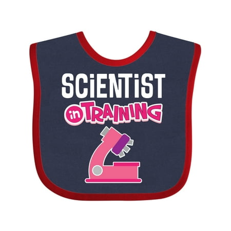 

Inktastic Scientist in Training Girls Science Gift Baby Girl Bib