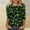 Blouses-Multicolor, variant on Gamivast Womens St Patricks Day T Shirts Cute Shamrock Clover Graphic Blouses Comfy 3/4 Sleeve Crewneck Holiday Pullover Vacation Outfits S-5Xl