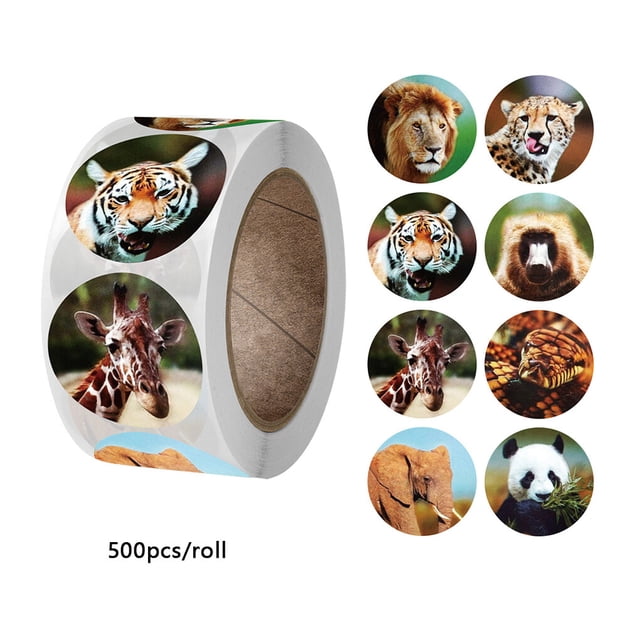 Sticker Tape Cartoon Animal Stick Tape DIY sticker scrapbook Scrapbooking Photo Album Decorative Sticker Diary Supplies