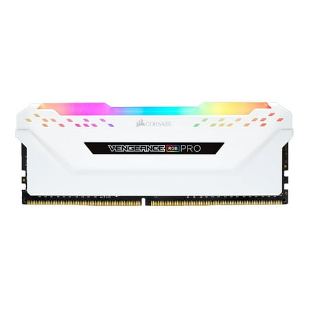 CORSAIR Vengeance RGB PRO - DDR4 - kit - 32 GB: 2 x 16 GB - DIMM 288-pin - 3200 MHz / PC4-25600 - CL16 - 1.35 V - unbuffered - non-ECC - white