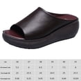 thumbnail image 2 of Sandalias de playa de verano sin cordones zapatos de verano cómodas sandalias de plataforma para mujer, 2 of 9