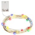 thumbnail image 1 of Lámpara de cuento de hadas con 2 luces LED, mini lámpara de estrella de alambre de cobre con pilas, Navidad, fiesta, patio, interior, decoración del hogar (5 m, multicolor), 1 of 5