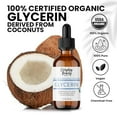 thumbnail image 5 of 100% Organic Glycerin - For Skin & Hair - Food Grade - USDA Certified - Not From Palm Oil - Perfect Skin and Hair Moisturizer - 1 Fl Oz Glass Bottle & Dropper, 5 of 5