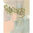 thumbnail image 2 of Goldberger, Jennifer 26x32 Gold Ornate Wood Framed with Double Matting Museum Art Print Titled - Sweet Scribble II, 2 of 4