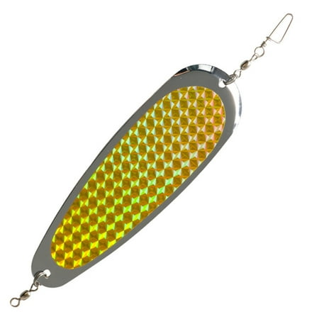 ziertyon 31g/14CM Fishing Spinner Blade Spoon Bait Offshore Trolling Reflective Metal Spoon Lure Bass Walleye Trout Spin Flasher