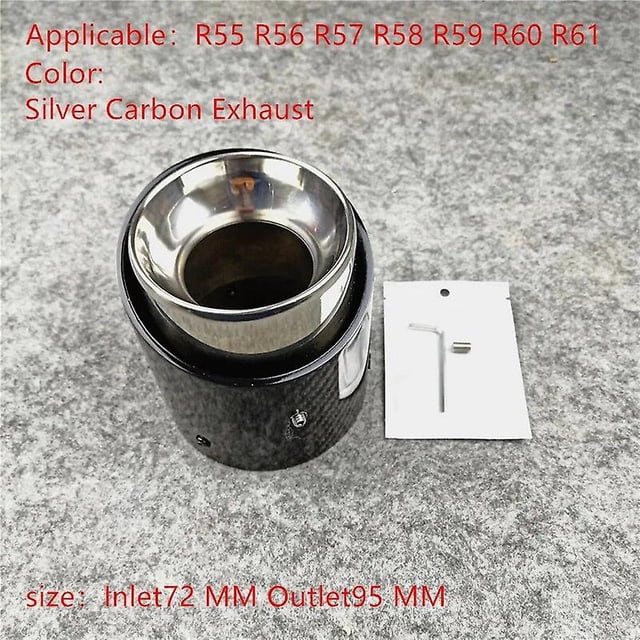 1pcs Top Quality Carbon Exhaust Muffler Tips For MINI Cooper S R55 R56 R57 R58 R59 R60 R61 F54 F56 F57 F60 JCW Muffler Pipes~13745