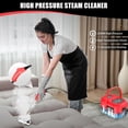 thumbnail image 2 of Handheld Steam Cleaner with Touch Screen, Portable Steamer for Home Car Detailing Walls Grout Couch Tile Carpet, Red, 2 of 6
