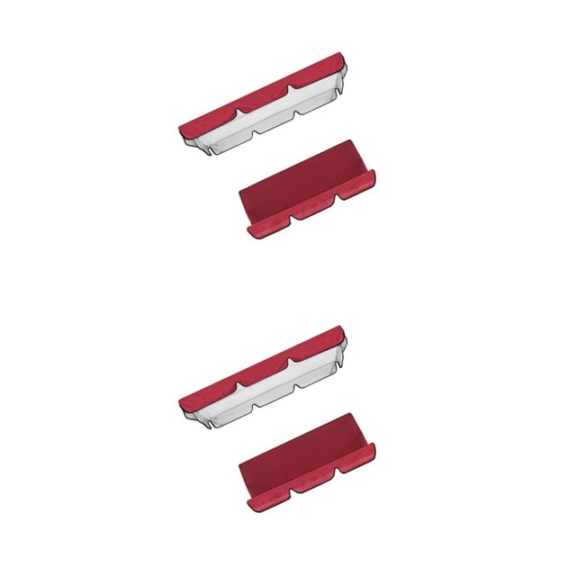 Wosthever Cubierta para columpio de jardín al aire libre resistente a la intemperie con dosel impermeable Rojo 2Conjunto