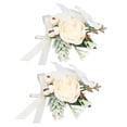 thumbnail image 4 of Boutonniere de boda, 2 piezas Boutonniere de colores vibrantes Boutonniere para novio Boutineers para hombres boda rendimiento inigualable, 4 of 8