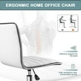 thumbnail image 4 of Waleaf Height Adjustment and Waterproof Office Desk Chair, White, 4 of 7