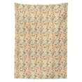 thumbnail image 2 of Floral Tablecloth, Hand Drawn Style Flowers Little Blossoms with Big and Small Dots Retro Art Design, Rectangle Satin Table Cover for Dining Room and Kitchen, 60" X 90", Multicolor, by Ambesonne, 2 of 2