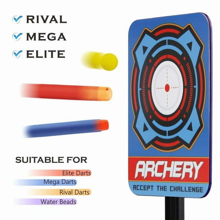 shooting mega nerf compatible target toys scoring rival reset strike elite electric boys digital guns