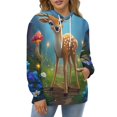 thumbnail image 4 of Enchanted Forest Deer （1）-2 3d Sweatshirts Hoodie Fashion Casual Personality Men's Women Street Hoodie Pullovers Long Sleeve Comfortable Top, 4 of 6
