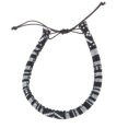 thumbnail image 1 of Tobillera de color retro tejida a mano, pulsera ajustable, cadena de playa unisex, 1 of 6