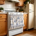 thumbnail image 6 of Dmlowu Ruffled Oven Skirt, Adjustable Tie Waterproof Oven Skirt Curtain, Stain-Resistant Cover for Oven Sink Toaster Microwave, Farmhouse Kitchen Decor, 6 of 6
