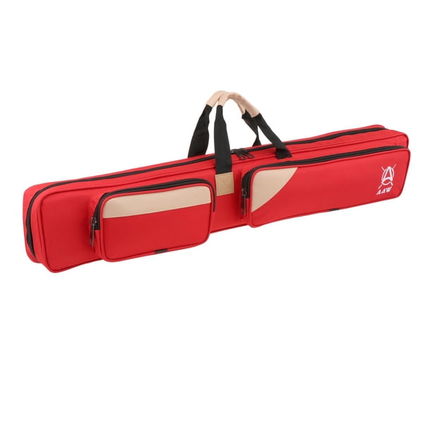 Funda para tacos de billar, bolsa de almacenamiento de tela Oxford con correa para el hombro con cremallera, Protector impermeable, funda portátil,