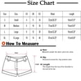 thumbnail image 4 of Daiosportswear Women Summer Low-Rise Hot Stretch Ripped Denim Briefs Side Waist Tie Shorts,Shorts for Women, 4 of 9