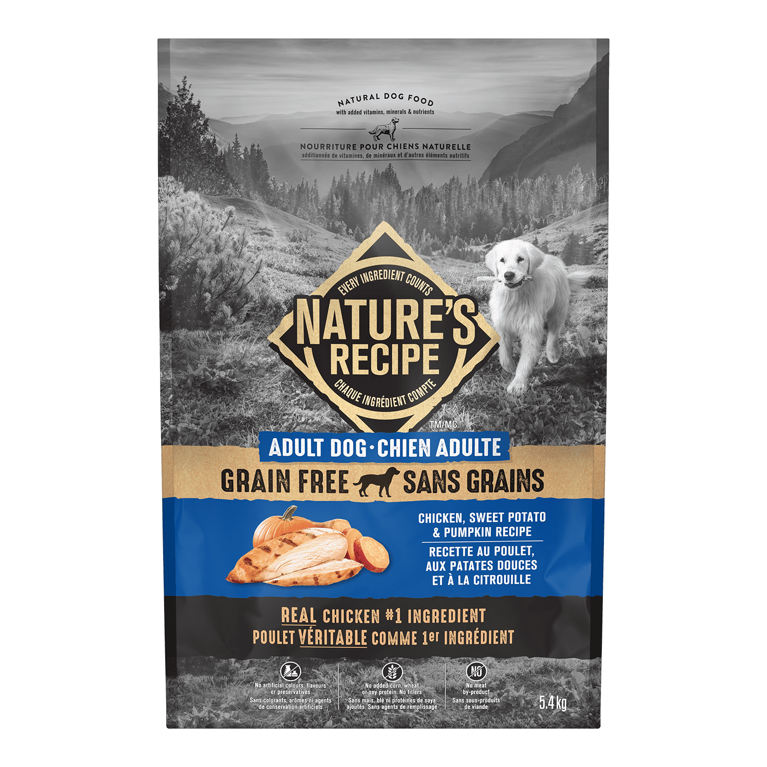 NR GF CHICKEN 5.4KG - FRENCH