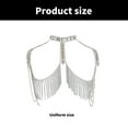 thumbnail image 5 of AOOOWER Crystals Tassels Arm Chain Multilayered Shoulder Body Jewelry for Ladies, 5 of 8