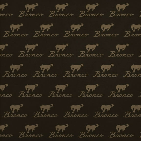 Ford Bronco Chrome Logo Premium Kraft Roll Gift Wrap Wrapping Paper
