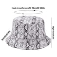 thumbnail image 5 of XYIYI Lindo sombrero de cubo para playa, sombreros de pescador para mujer, reversible de doble cara, 5 of 5