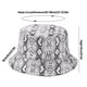 thumbnail image 5 of XYIYI Lindo sombrero de cubo para playa, sombreros de pescador para mujer, reversible de doble cara, 5 of 5