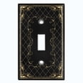 thumbnail image 2 of Metal Light Switch Plate Outlet Cover (French Victorian Frame - Single Toggle), 2 of 2