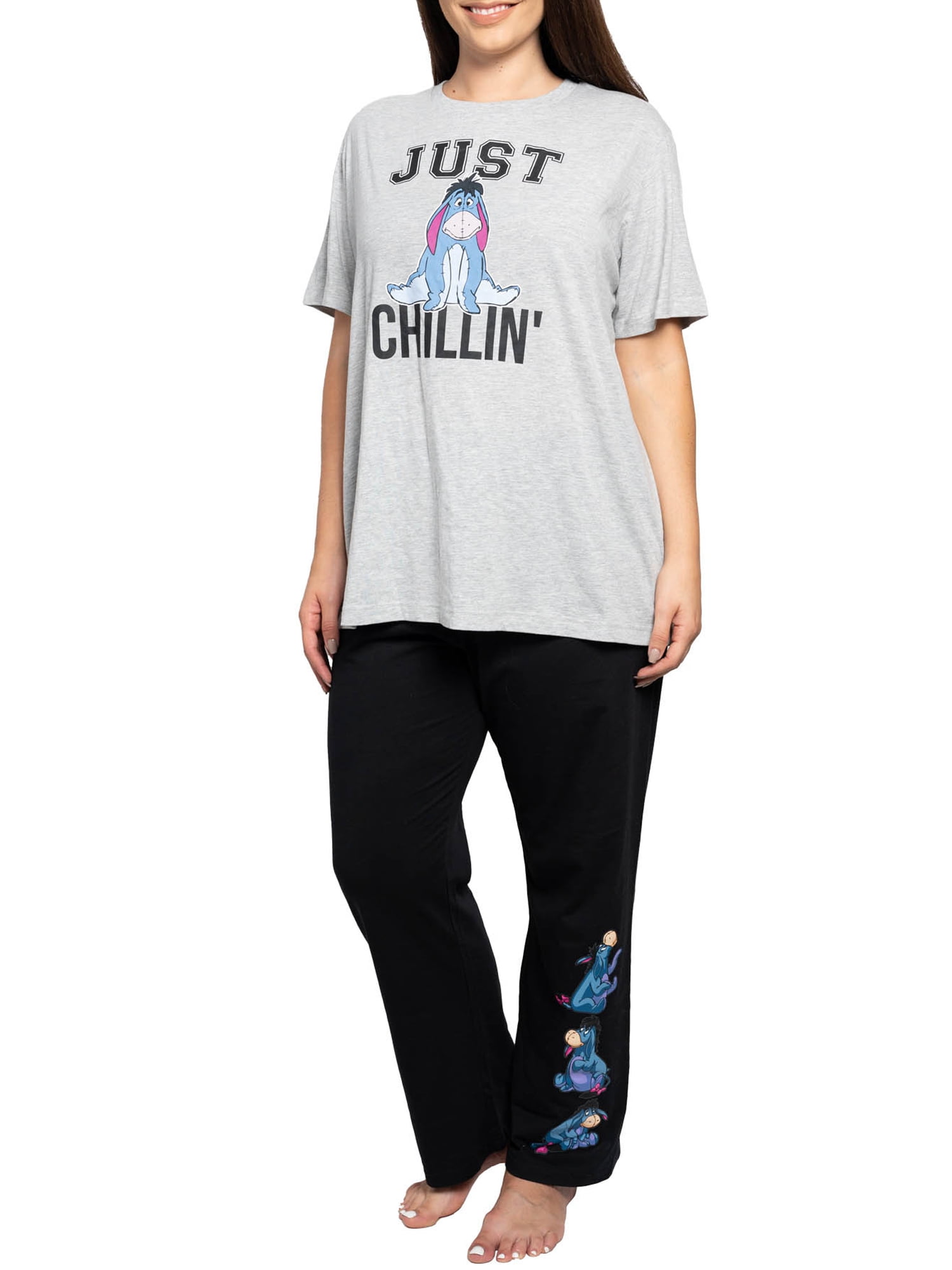 Shirt Gray \u0026 Black Lounge Pants Set 