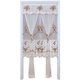 thumbnail image 5 of Cortinas de puerta bordadas con encaje de malla, sin perforaciones, de doble capa, transparentes, con borde ondulado, decorativas, de media cortina, 5 of 5