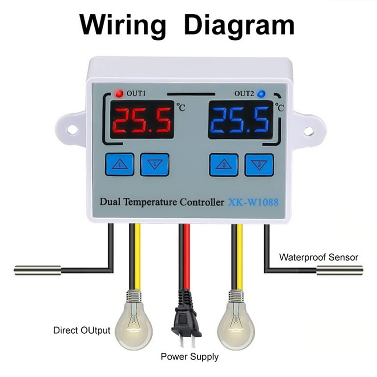 Digital temperature controller wiring diagram deals