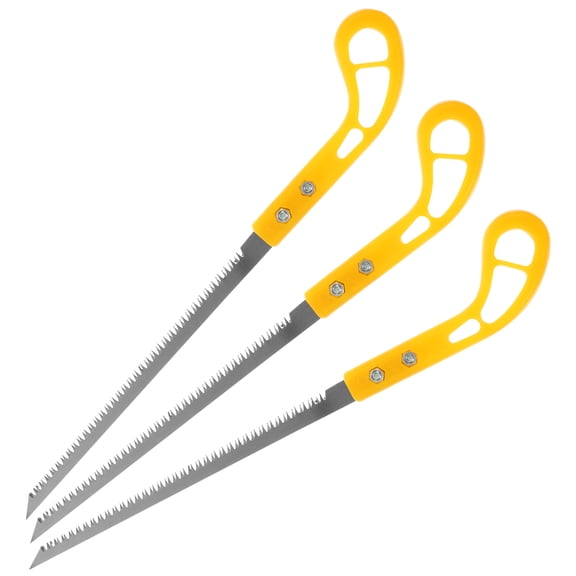 ETEREAUTY 3-Piece Portable Camping Saw Set with High-Grade Blades for Gardening, Woodworking, and Outdoor Use
