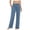 Light Blue, variant on Elevated Women's Casual Pants High Waisted Wide Leg Trousers with Pockets for Comfortable Everyday Wear Elastic High Waisted Straight Leg Pull On Trousers