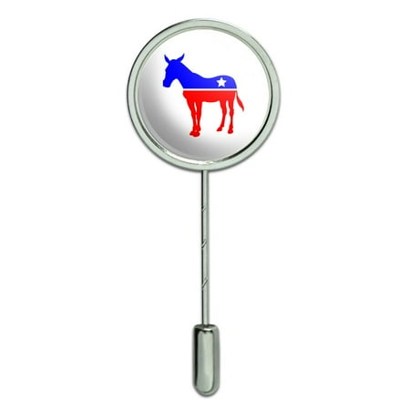 Democrat Donkey Liberal America Political Party Stick Pin Stickpin Hat Brooch