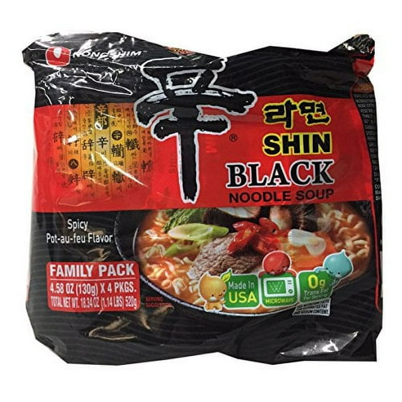 Nongshim Korean Ramen Familiy Pack (Shin Black)