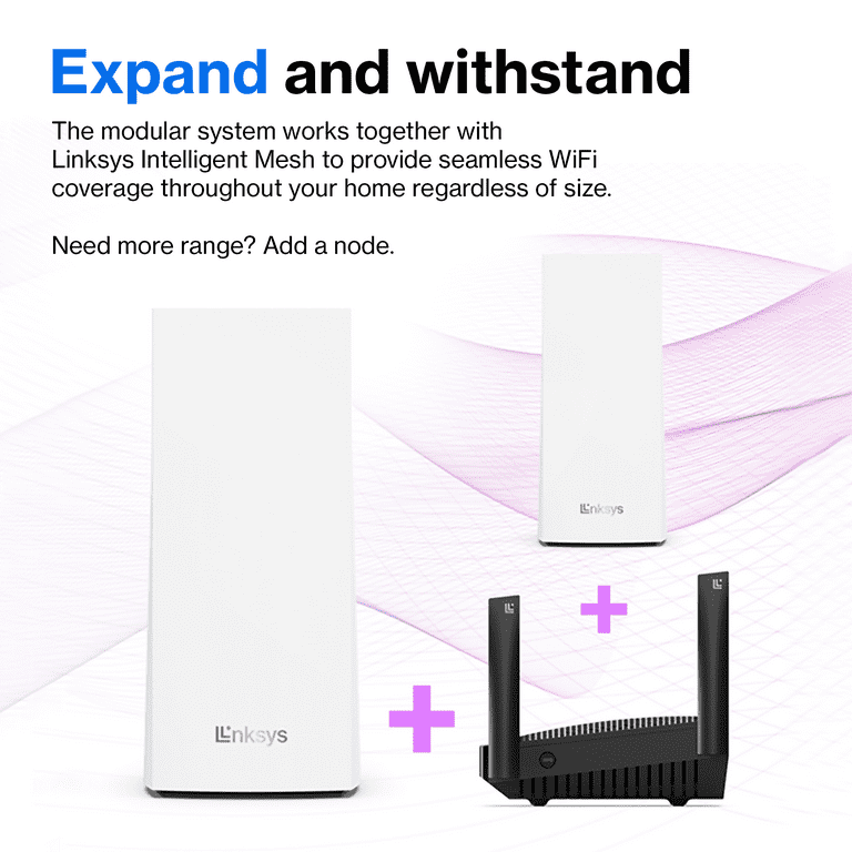 Linksys AX2200 Dual-Band Mesh WiFi 6 System - 2.2 Gbps Wireless Gaming Router - Walmart.com Linksys AX2200 Dual-Band Mesh WiFi 6 System - 2.2 Gbps Wireless Gaming Router - Walmart.com