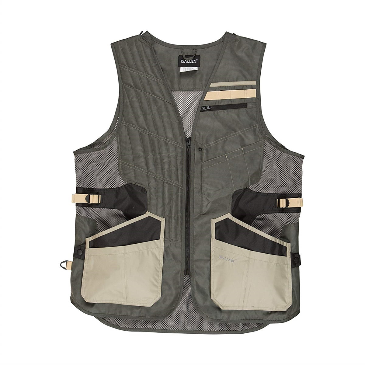 Shot Tech Shooting Vest Medium/Large, Gray by Allen Company