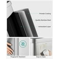 thumbnail image 4 of Kitchen Trash Can 60L Dual Compartment Stainless Steel Garbage Can with 15 Trash Bags Silver Count, 4 of 6