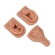 thumbnail image 3 of Modelo de oreja de nariz de silicona, juego de modelo de oreja de nariz de simulación 3D para práctica de perforación, enseñanza de tono de piel oscuro, 3 of 8