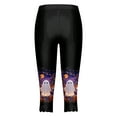 thumbnail image 4 of YDFCWXW Halloween Printed Leggings for Women Soft Stretch Workout Yoga Tights Elastic Waist Halloween Light Purple, L, 4 of 5