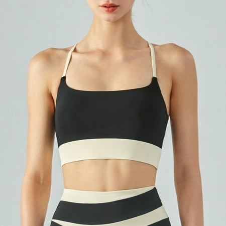

Ayyufe Vest Bra Shock-proof Gather Chic Spaghetti Strap Lady Sports Vest