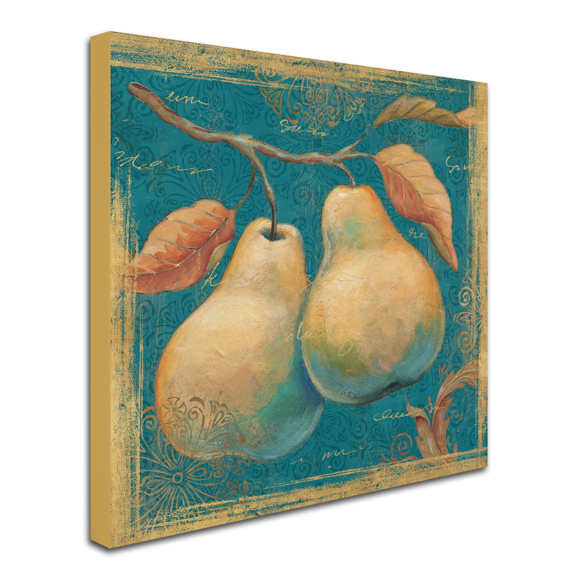 Trademark Fine Art "Lovely Fruits I" Canvas Art by Daphne Brissonnet