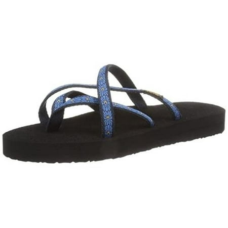 

Teva Women s Olowahu Flip-Flop 11 FLOWER LOOM NAVY