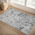 thumbnail image 3 of SIXHOME 2-Piece Kitchen Rugs and Runner Set Washable Modern Abstract Kitchen Mat Non-Slip Low-Profile Rugs for Kitchen Sink Laundry Bedside 24"x35"+24"x71" Gray, 3 of 4