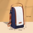 thumbnail image 1 of Sacs à Lunch à Poignée Réglable pour Hommes Boîte Bentro Ronde Isolée 24h Conteneur Boîte à Riz Couverture Sacs de Mode Portables Pochette, 1 of 6
