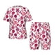 thumbnail image 1 of Balery Tulips Flowers Conjunto de Pijama Infantil de Manga Corta con Estampado – Ropa de Dormir de Algodón Suave-3X-Large, 1 of 6
