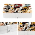thumbnail image 4 of Football Portable PU Leather Jewelry Stand with Removable Compartment, Display Case, Earring Holder, and Organizer Box, 4 of 6